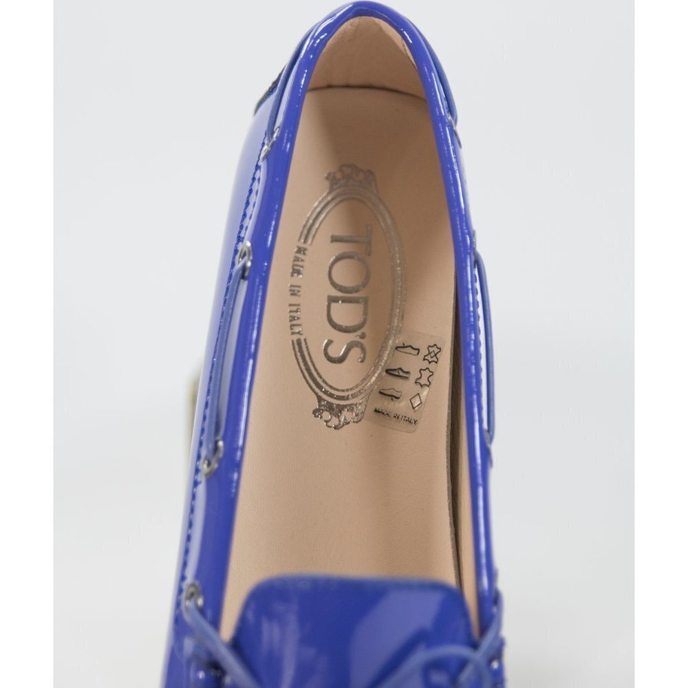 Tod's Gomma Lu Laccetto Patent Leather Moccasins - Picture 5 of 9